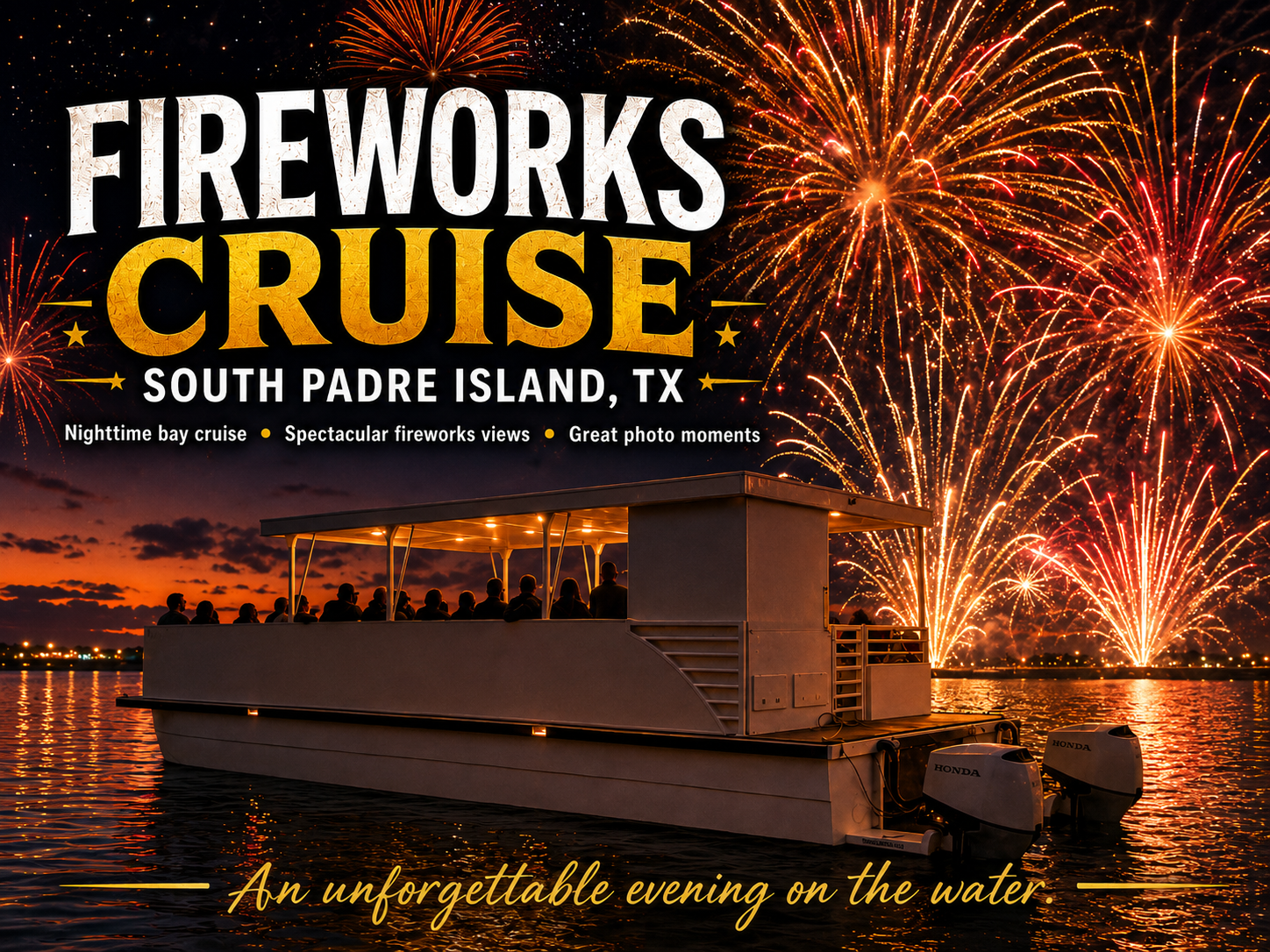 Fireworks cruise
